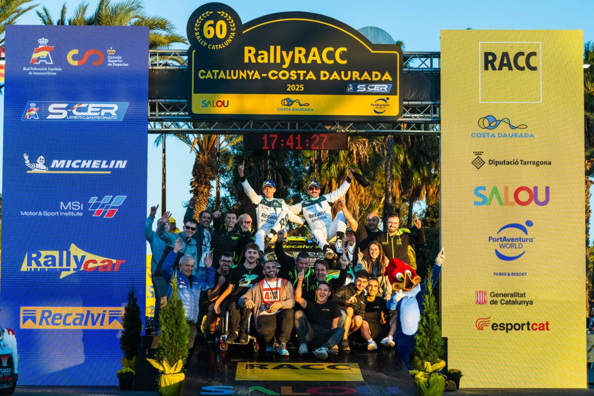 José Antonio “Cohete” Suárez y Alberto Iglesias logran la victoria en el Rally de Catalunya y se proclaman campeones del S-CER 2025