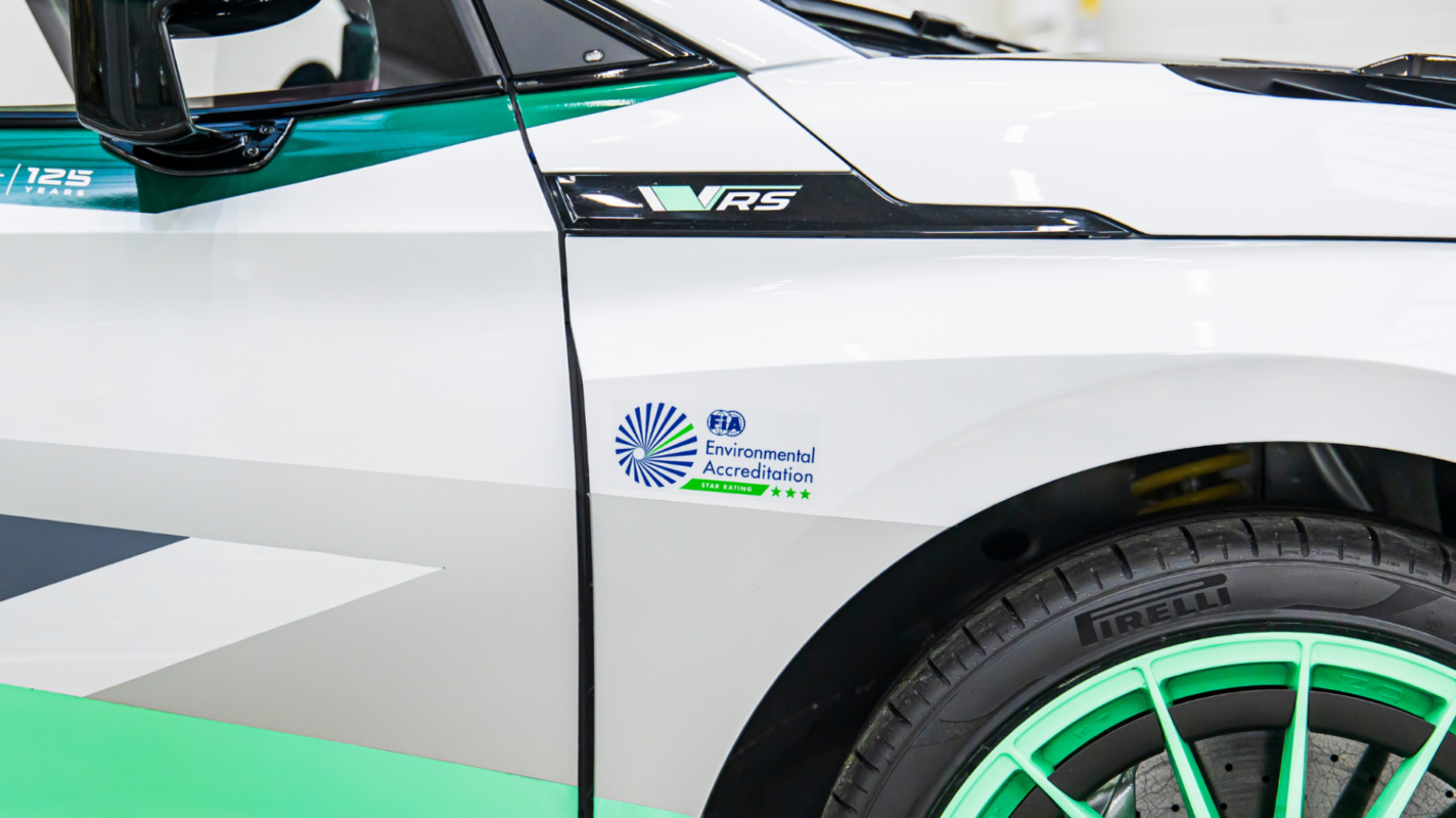 Škoda Motorsport obtiene el máximo nivel de acreditación medioambiental de la FIA