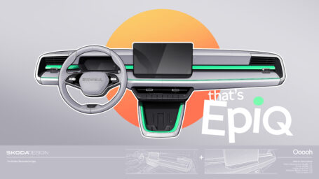 Škoda presenta los primeros bocetos del interior del Epiq