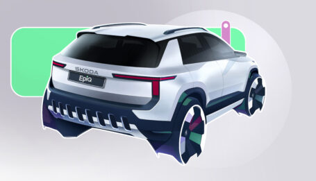 Škoda presenta los primeros bocetos del interior del Epiq
