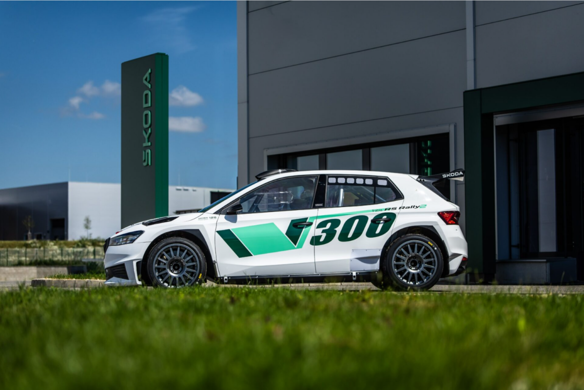 Škoda Motorsport entrega el Fabia RS Rally2 número 300