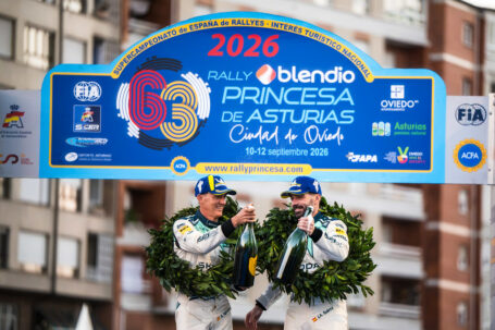 José Antonio “Cohete” Suárez y Alberto Iglesias Pin hacen historia en el Rally Princesa de Asturias