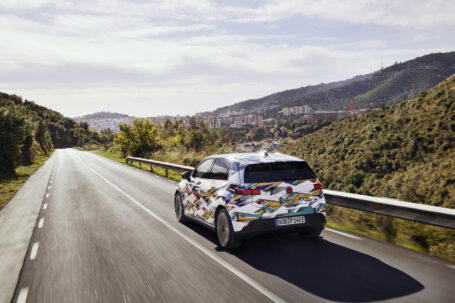 El nuevo ID. Polo durante las pruebas de conducción en España