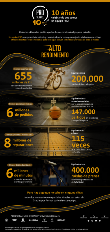 PRO Service - Infografía